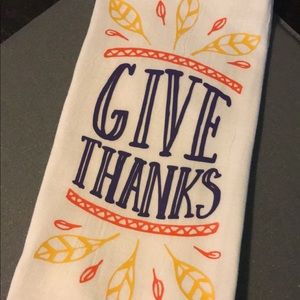 Give Thanks Flour Sack Towel